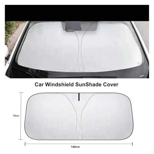 Parasol Ventanilla Coche Anti-UV Bloqueador de Calor para Parabrisas 2