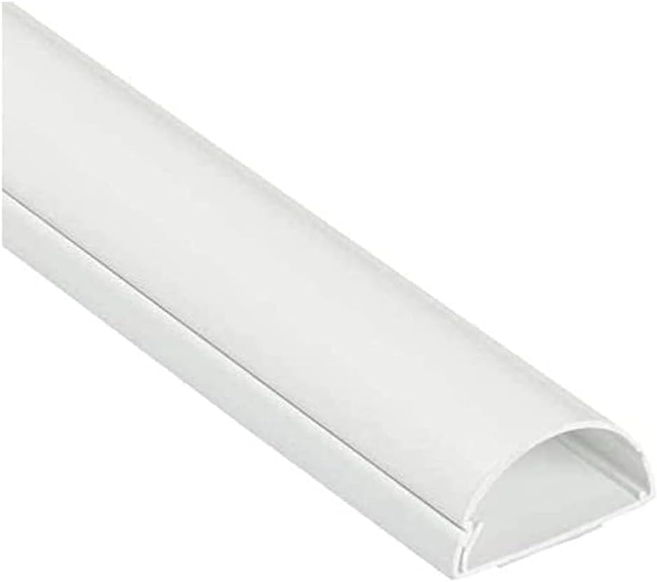 Reliable Electrical PVC Floor Trunking with Sticker Long - White, 1m