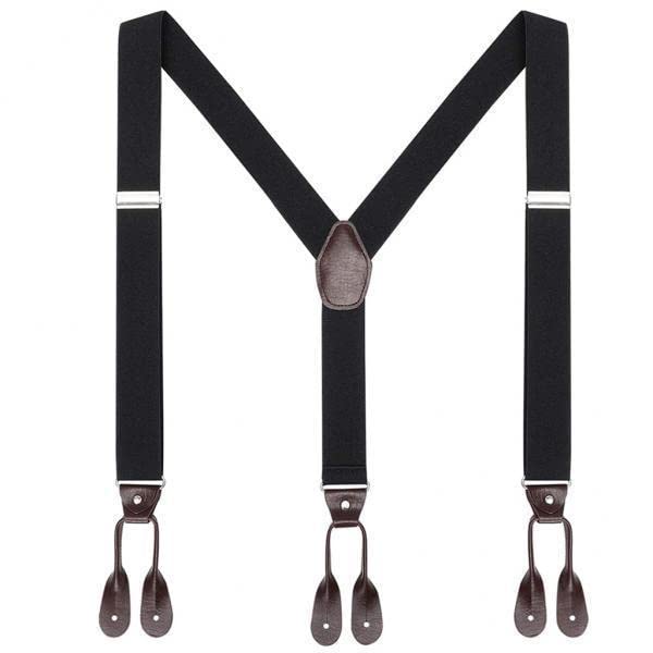 trendynest 2Xmen'S Adjustable Y-Back Elastic Suspenders Braces Work Button End Suspender | Mens Accessories | Suspenders Braces-picture-32