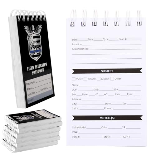 JOHSBYD Police Field Interview Notebook