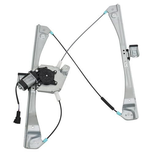 Image of TRQ Front Right Power Window Regulator & Motor Assembly Passenger Side Compatible with 2004-2008 Chevrolet Malibu