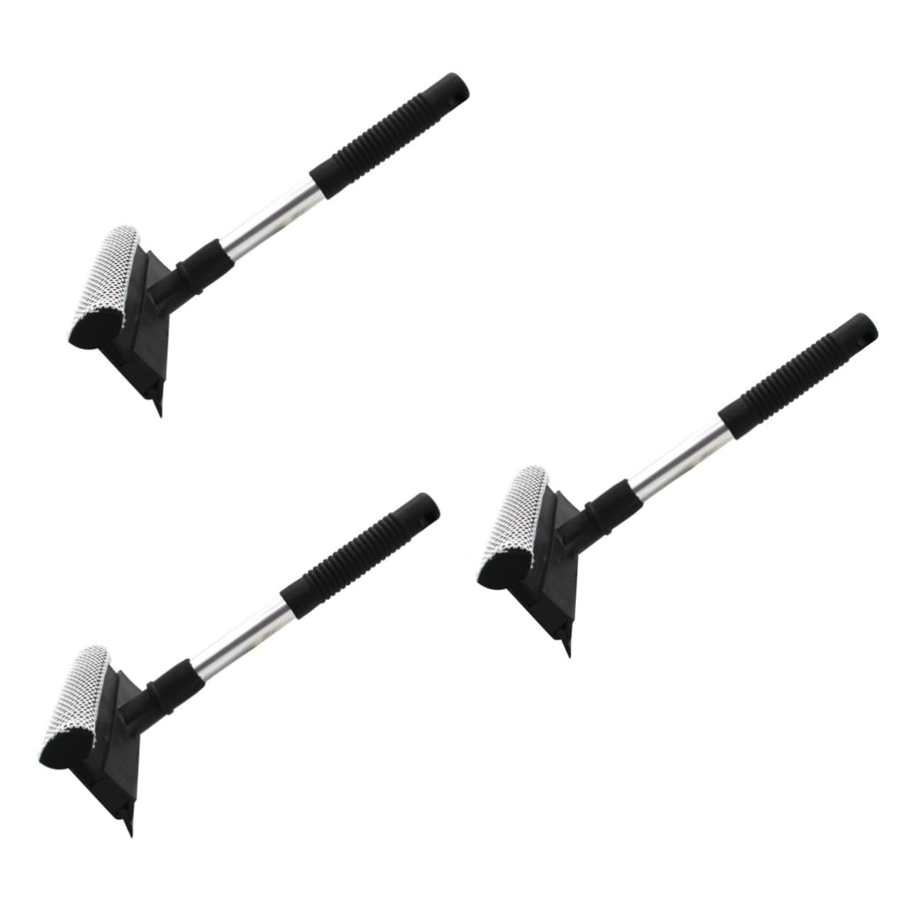 Beaupretty 3piezas Limpiador De De Doble Cara Cepillo Práctico para Limpieza De Ventanas y Superficies para y Cocina Negro