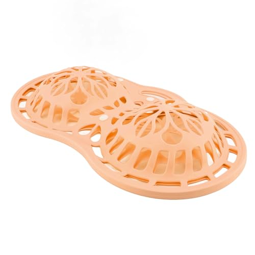 Jectse Borsa per il Lavaggio del Reggiseno in Silicone Cura Delicata per Capi Delicati Protezione per il Bucato per Reggiseni A-36D Adatto Ai Viaggi (Beige)