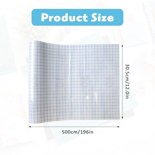 Transferfolie Plotter für Plotterfolie 30,5cm x 10m Übertragungsfolie Plotter for Cricut Silhouette Cameo Cricut Transferfolie Vinylfolie plotter für Partydekoration, Becher, Fenster und Aufkleber