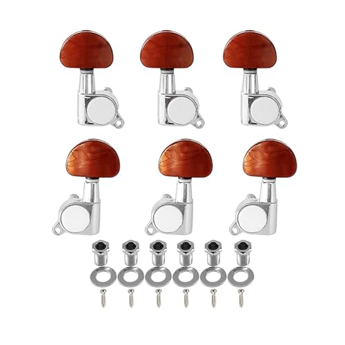 Set de 6 afinadores para guitarra eléctrica SFQJM miniatura 2