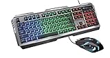 Trust Gaming GXT 845 Tural Kit Tastiera e Mouse USB, QWERTY Italiano, Illuminazione LED, A...