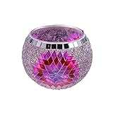 Candelero de cristal de mosaico- estilo europeo de moda. Diseño de estilo único con luz para fiestas en casa, oficina, hotel, centro comercial, etc.