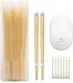 10 Pack Beeswax Natural Ear Candles Wax Removal, Ear Wax Candles for Ear Candling Wax Removal, Ear Candling Candles for Ear Cleaning, Ear Wax Candle Ear Wax Removal Kit Earwax Cleaner with Storage Box