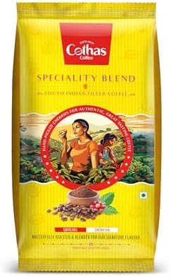 Cothas Coffee โ Speciality Blend South Indian Filter Coffee Powder | 85% Coffee & 15% Chicory | Rich Aroma & Strong Taste | Authentic Roast & Ground Filter Coffee | 200 g Pack