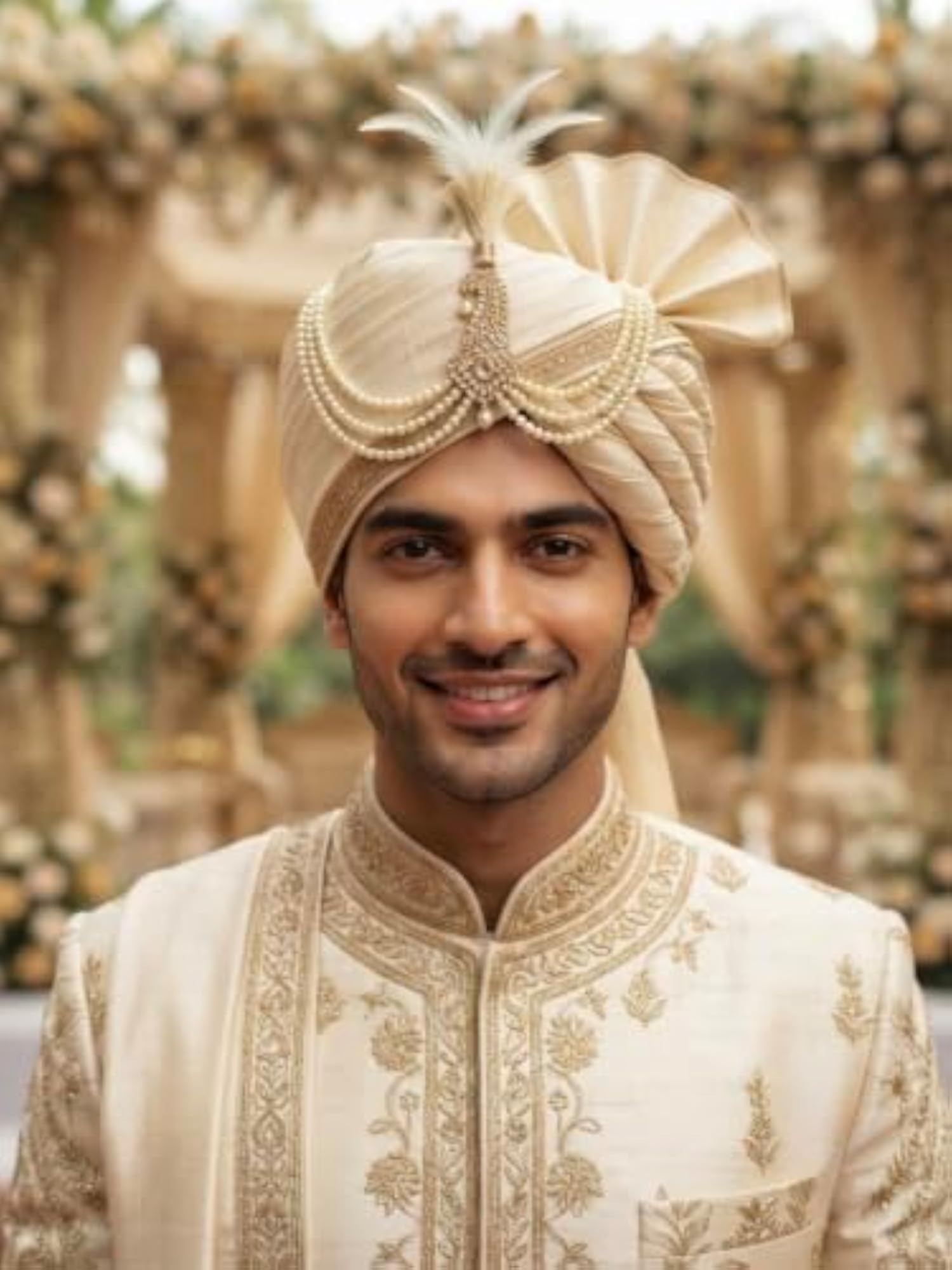 Premium Wedding Kalgi for Men, Elegant Design