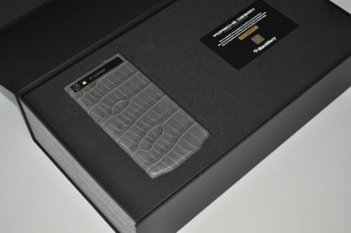 BlackBerry Porsche Design P'9982 64GB RGE111LW Limited Edition Factory Unlocked 4G Smartphone - Crocodile Skin Leather Back Cover