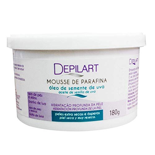 Mousse de Parafina 180g - Óleo semente de uva DEPILART