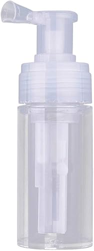 AKOAK 1 paquete de 3.7 fl oz portátil desmontable botella de aerosol de viaje botella de cosméticos PET botella de aerosol de polvo seco transparente