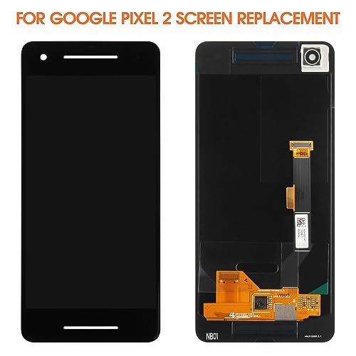 Image of Screen for Google Pixel 2 Screen Replacement for Pixel 2 LCD Screen G011A Touch Display Digitizer Assembly Repair Parts（Black）