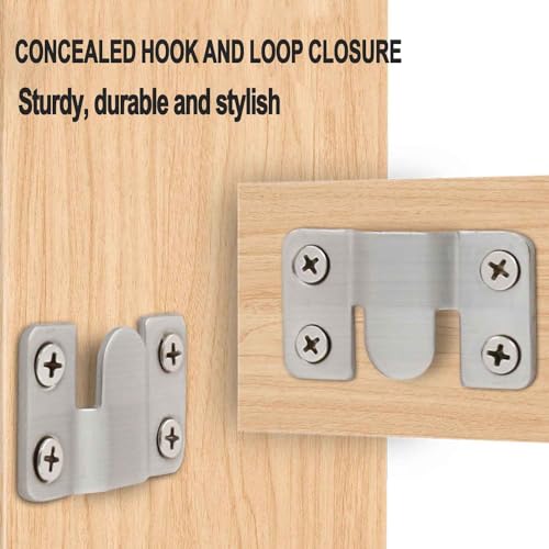 Image of 20PCS Stainless Steel Interlocking, Flush Mount Bracket Interlocking Brackets Z Shaped Clip Bracket Photo for Picture Hanging and Sectional Couch Connectors