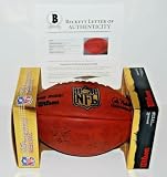 PEYTON and ARCHIE MANNING signed WILSON NFL game football BECKETT BAS FATHER SON - Autographed Footballs