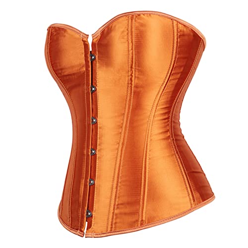 Bustier satin gothique haut de gamme pour femme avec finitions de qualité