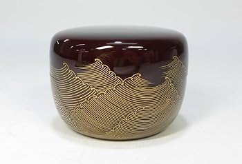 Amazon.co.jp: 【G3020】茶道具加賀蒔絵中村宗尹名取川蒔絵溜平