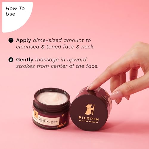 PILGRIM French Red Vine Anti Aging Night Cream for women with Retinol, Mulberry & Vitamin C For Glowing Skin & Skin Repair| Retinol Night cream for oily, dry & sensitive... - Image 5