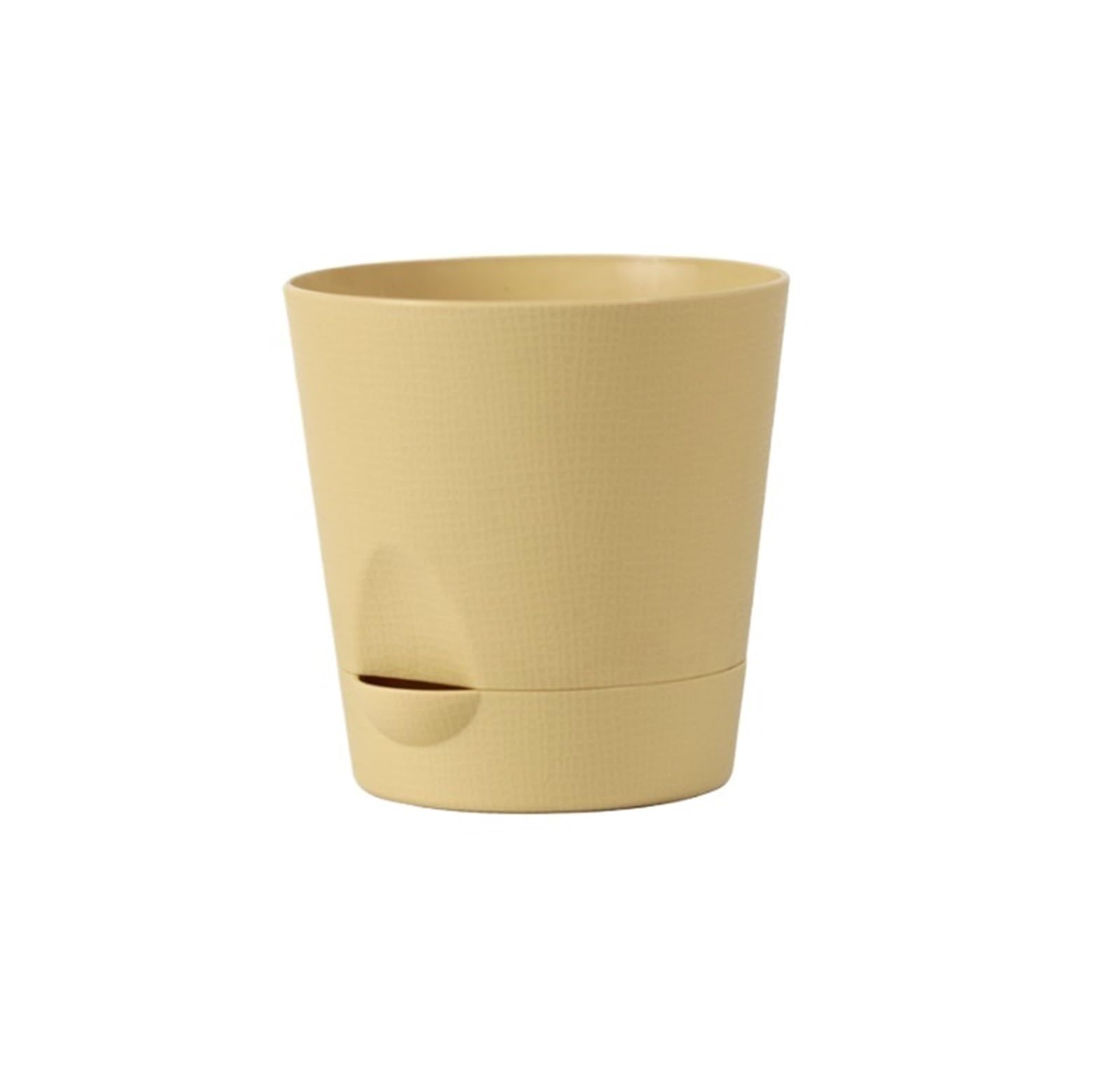 JUAKSQZYI Self-Watering Planters with Drainage Hole Plastic Succulent Flower Pot for Indoor and Outdoor Decorative(Brown)