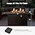 Ciays 43? Fire Pit Table with Glass Beads & Lid, CSA-Certified Gas Fire Pit with Cup Holders, Hanging Shelf & Nylon Cover, Large Outdoor Fire Pit for Patio/Porch/Deck, 60,000 BTU Heat Output, CIFPT9B