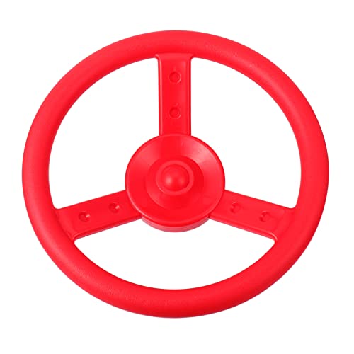 FOYTOKI Outdoor Playground Steering Wheel Random Color Indoor Plate for Swing Fun Recreational for Backyard and Swing