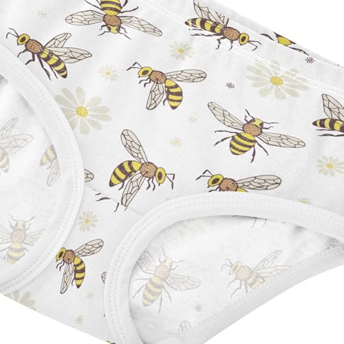 Little Girl Underwear Toddler Panties Kids Undies Bee Soft Cotton Briefs 2T-8Y4