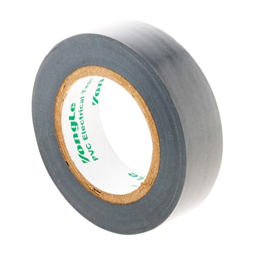 Zenitech - Rouleau Adhésif Isolant 15 mm x 10 m - Gris - PVC Épaisseur 0,15 mm - Pour Travaux Électriques - Repérage Facile - Qualité Professionnelle -...