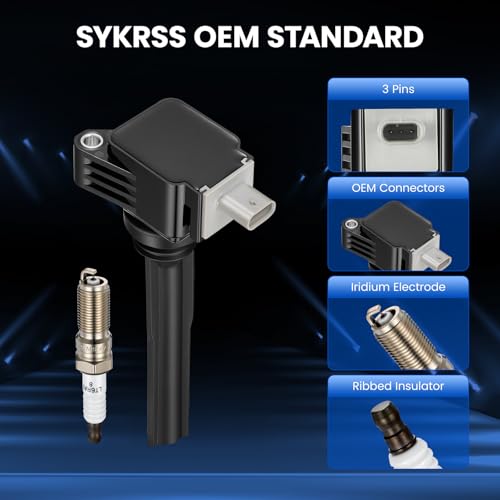 Image of 6 Ignition Coils Pack+6 Spark Plug Kit - Fix Misfires for Ford F-150 /Expedition & Lincoln Navigator (3.5L V6) 2017-2019 - Repl. UF826 /HL3Z12029A /94374
