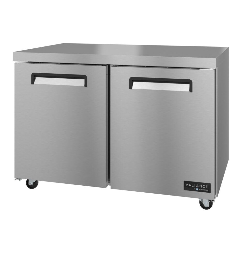 Hoshizaki Vur48a Valiance Undercounter Refrigerator, 12.09 Cu Ft, 2-Door, Stainless Steel, Self-Closing on Fridge.com - View 2