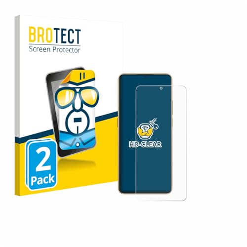 BROTECT Protector Pantalla para Meizu Note 16 Protector Transparente (2 Unidades) Anti-Huellas