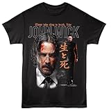 John Wick T Shirt for Men & Women Those Who Cling to Death Black Graphic Crew Neck, Short Sleeve Tee - Action Movie T Shirts