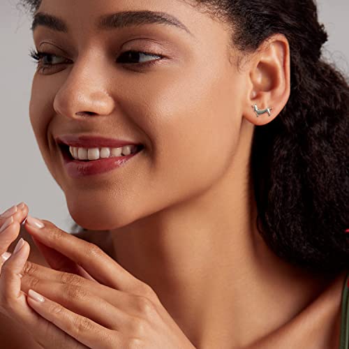 MUNDELL 925 Sterling Silver Cute Dachshund Stud Earrings Puppy Dog Earrings for Women Animal Hypoallergenic Earrings Fine Jewelry4