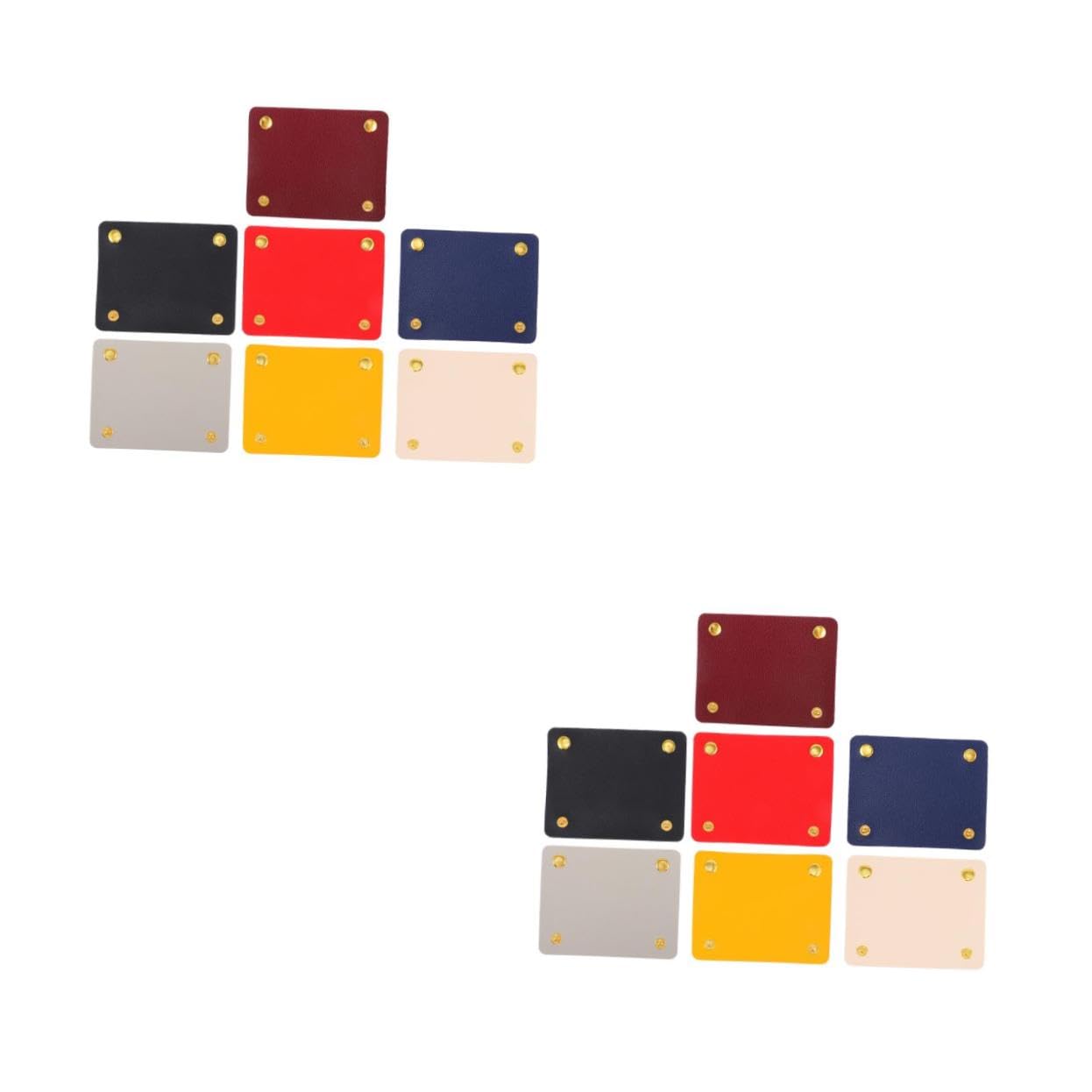 DOITOOL 2 Sätze Lederhandschuhe Koffer Abdeckung Wickeln Gepäck Handtaschen Zubehör Handbag Accessory Bag Decoration Griffwickelschutz Taschengriffschutz Pu-Leder 7 Stück * 2