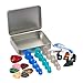 COCODE Silicone Guitar Finger Protectors, Guitar Picks, Thumb & Finger Picks, Pick Holder, Music Page Clip and Organizer Box Useful for Acoustic Guitar Starter and Strings Instrument, Totally 28 Packs