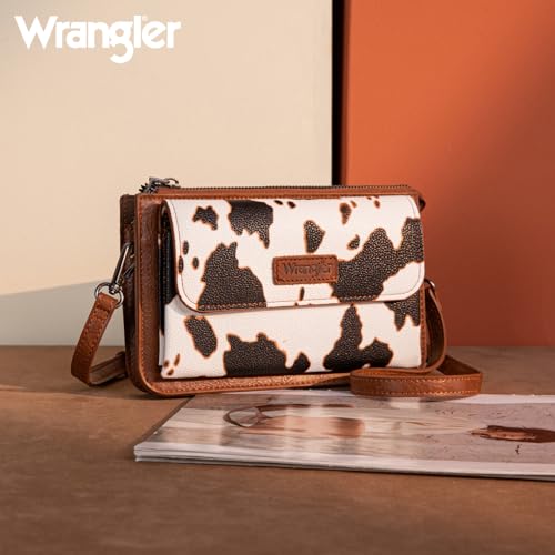Image of Wrangler Crossbody Wallet for Women RFID Clutch Phone Purse with Credit Card Slots | RFID