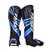 Lljsszr Kickboxing Shin Guards, Adult Shin Guards, Protection for Kickboxing, Kicking, Taekwondo, Sports, Arts, M Blue Black