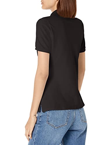 Image of French Toast Girls' Short Sleeve Stretch Pique Polo Shirt