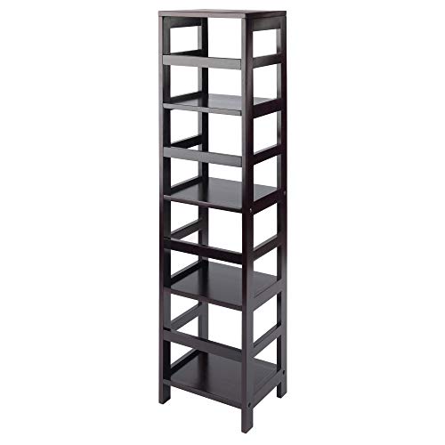 Winsome Wood Leo model name Shelving, Small, Espresso