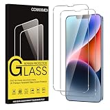 Coiwxmoi 2 Pezzi, Vetro Temperato per iPhone 14 Plus,iPhone 13 Pro Max, 9H Durezza HD Tras...