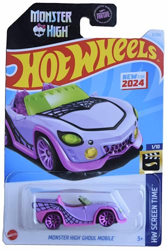 Mattel Hot Wheels Monster High Ghoul Mobile miniatura 1