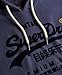 Superdry Men's Vintage Logo Relaxed Pullover Hoodie, Lauren Navy, XL