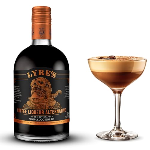 Lyre's Coffee Liqueur Alternative, Award-Winning Coffee Originale Non Alcoholic Spirit, Zero Proof Spirit for Espresso Martinis & Mocktails, Alcohol Free Liqueur (23.7 Fl Oz)