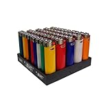 [page_title]-BIC Feuerzeug Reibrad Maxi, neutral, sortiert, 50er Packung, 1er Pack (1 x 50 Stück)