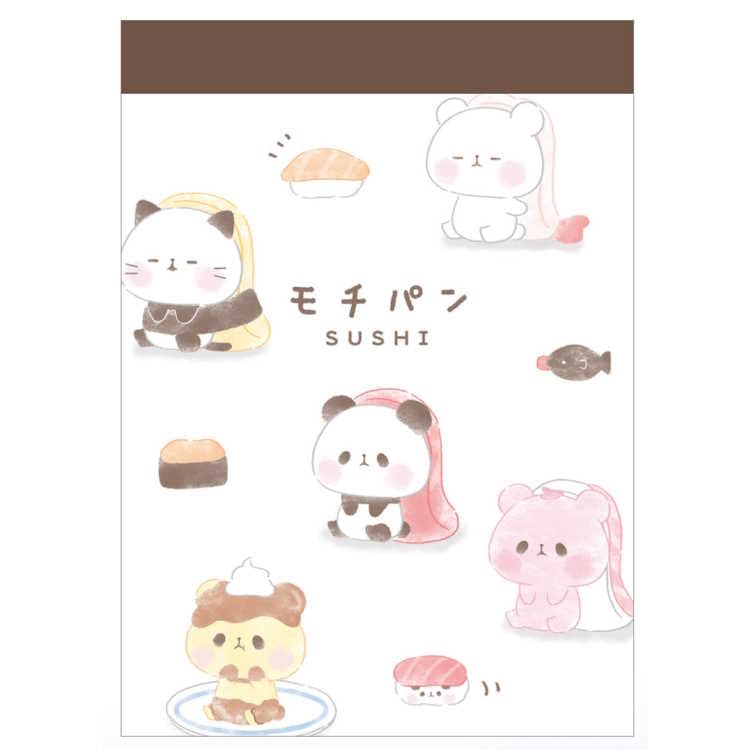 Amazon.co.jp: もちもちぱんだ[メモ帳]ミニミニメモ/もちぱんおすし
