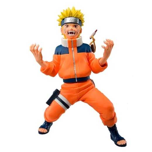 Banpresto, Figura de Acción Naruto Uzumaki II Naruto, Vibration Stars 14 cm, Multicolor BP88195