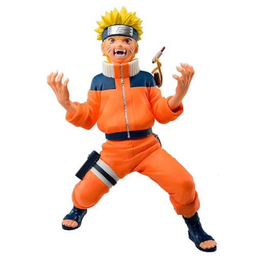 Banpresto, Figura de Acción Naruto Uzumaki II Naruto, Vibration Stars 14 cm, Multicolor BP88195