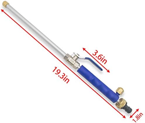 Miniatura 5 de Varita de lavadora de alta presión, herramienta de limpieza con rociador de riego, boquilla de manguera de agua Hydro Jet, accesorio de manguera de