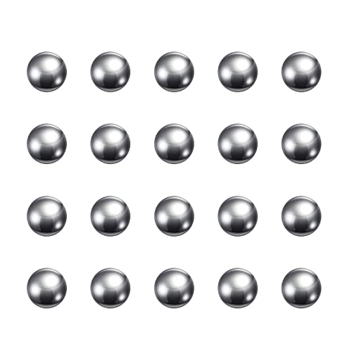 Billes de roulement de précision 10 mm en acier poli uxcell lot de 200 pièces
