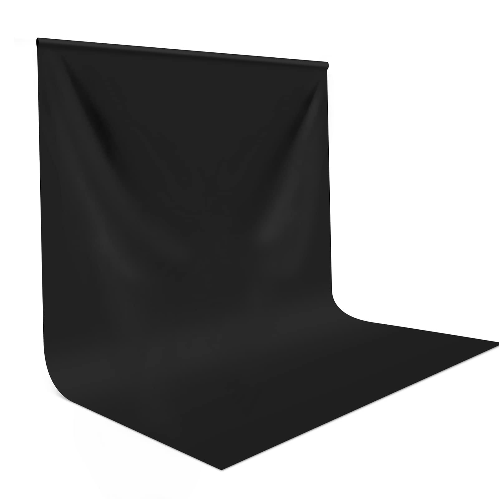 Amazon | Hemmotop 暗幕 黒布 背景 3m x 3m 撮影布 黒 無反射 と反射面